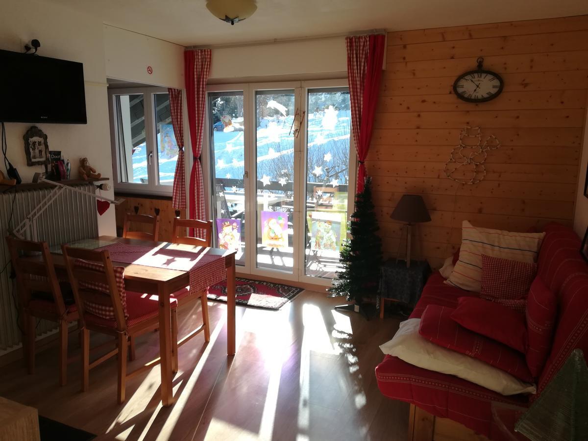 Romantic Chalet-Style Flat With Mountain View Torgon Exterior foto